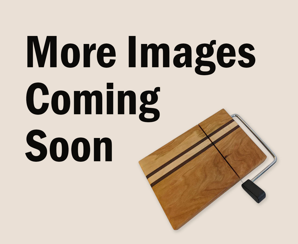 Custom Cherry Cheese Slicing Board with Black Handle