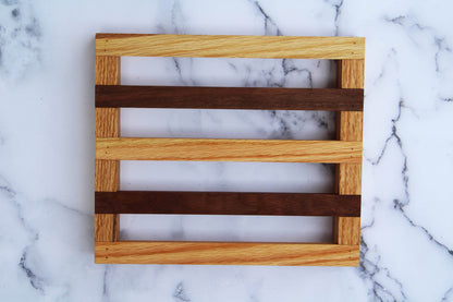 Heat-Resistant Wood Trivets